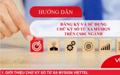 Hướng dẫn sử dụng chữ ký số của Viettel (Mysign)